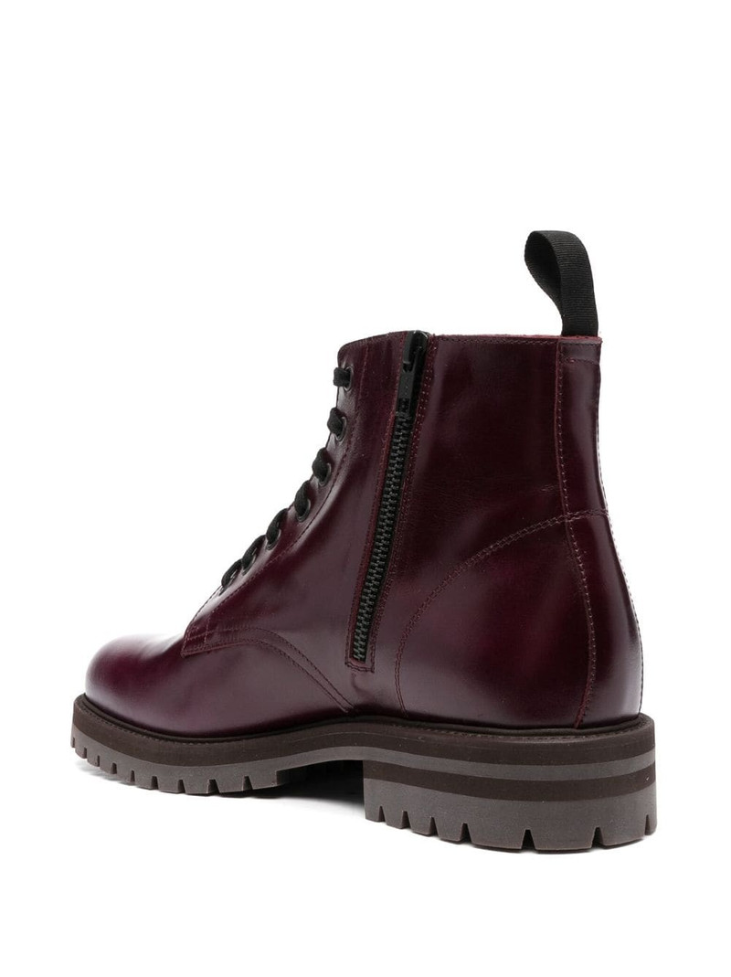number-motif combat boots 3