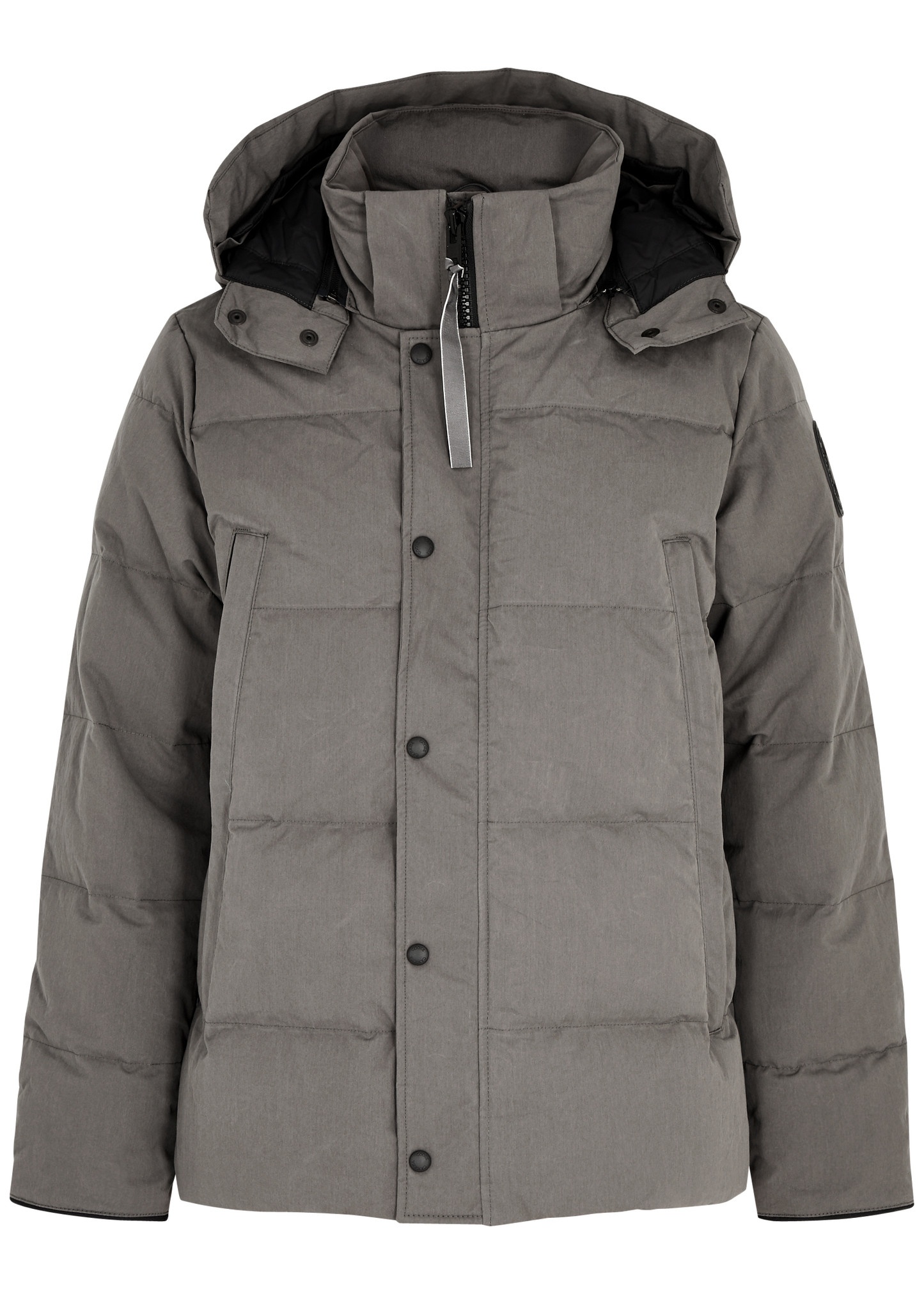 Wyndham quilted cotton-blend parka - 1