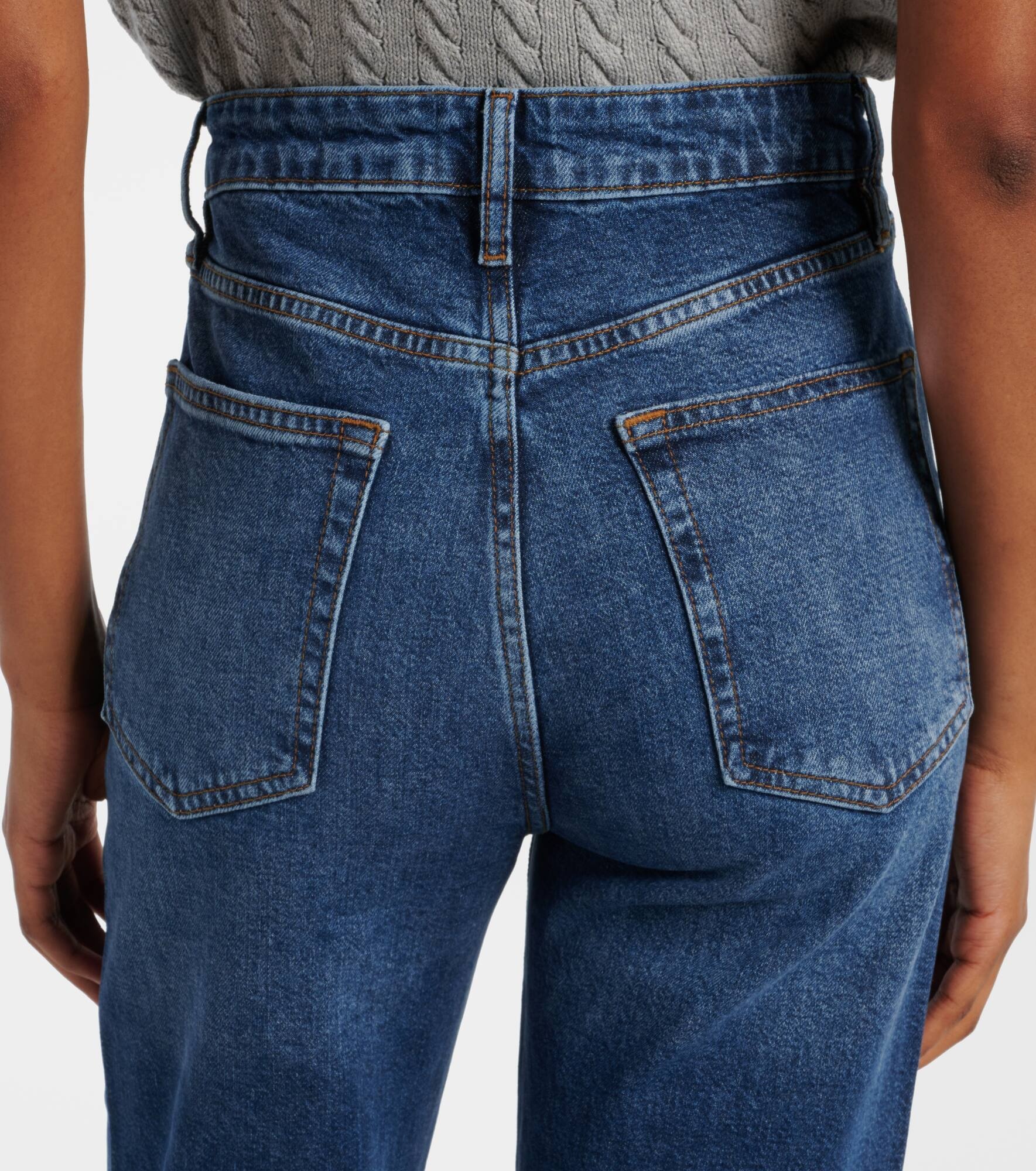 Arrow high-rise bootcut jeans - 6