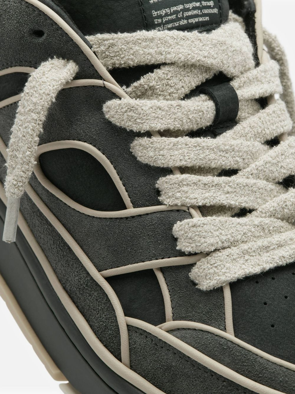 leather suede sneakers - 4