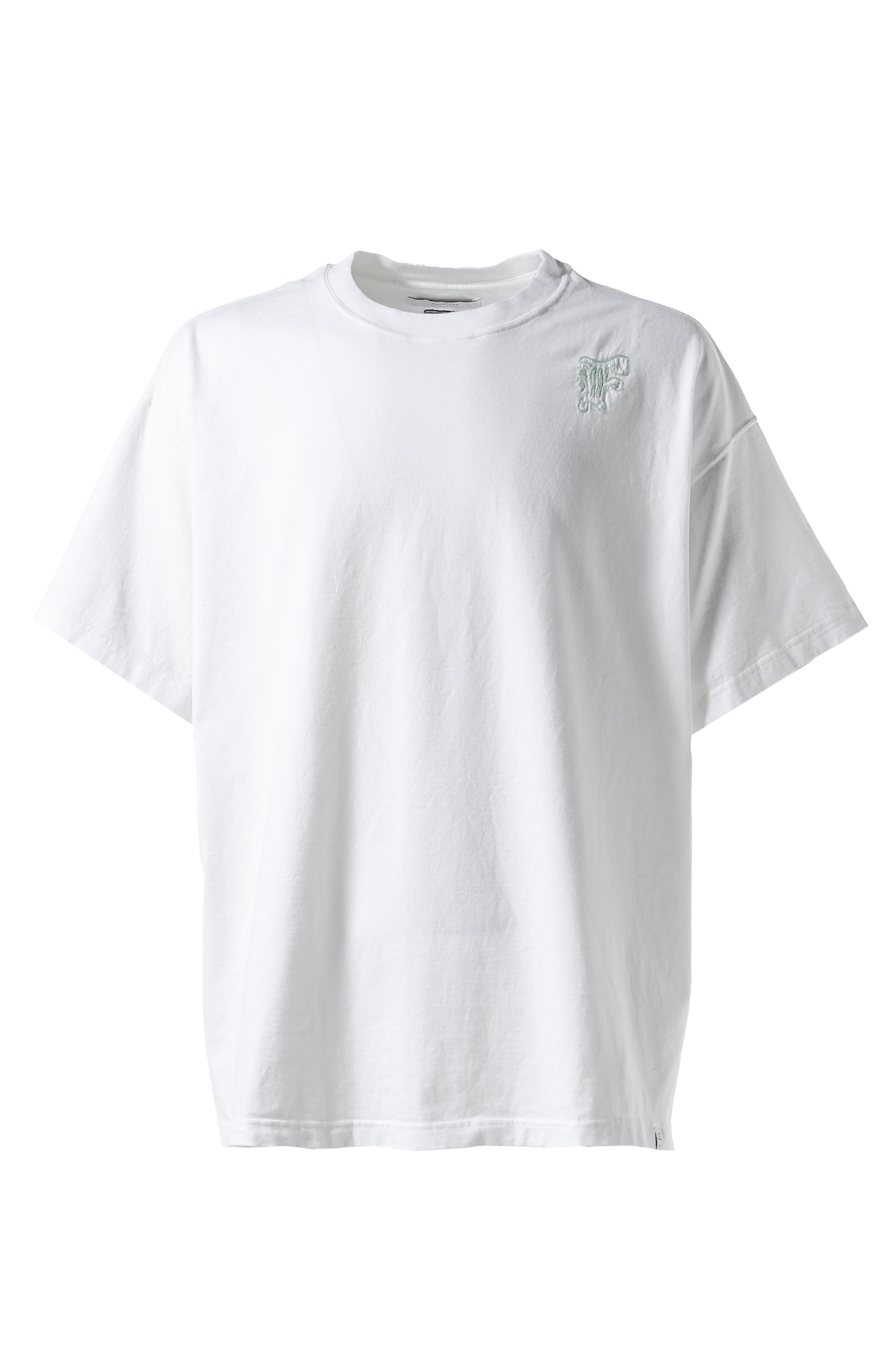 RIB BIG TEE / WHT - 1