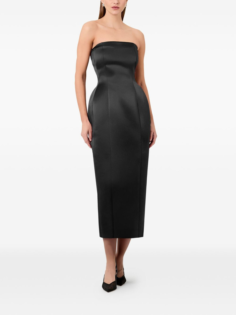 NICHOLAS Kasia strapless midi dress outlook