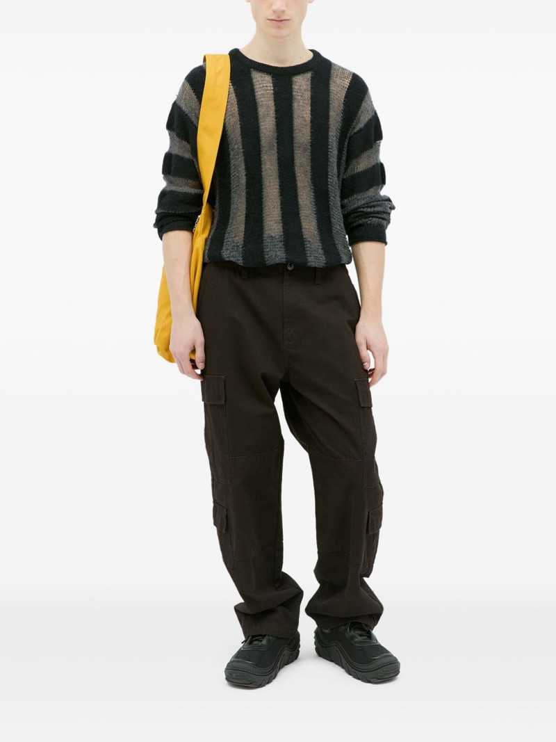 BRAIN DEAD Fuzzy Threadbare sweater outlook