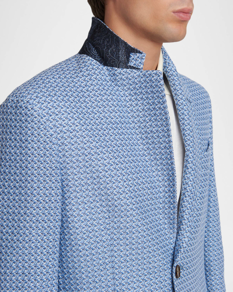 Men's Roma Honeycomb Cotton Two-Button Sport Jacket 7