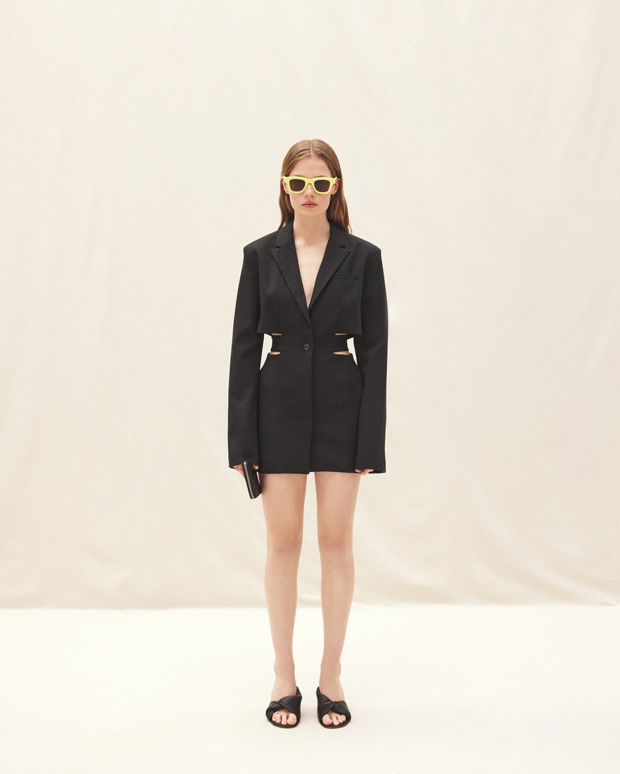 ★JACQUEMUS★ La Robe Bari One Piece Black 221DR0161333990 2 JACQUEMUS La robe Bari | REVERSIBLE