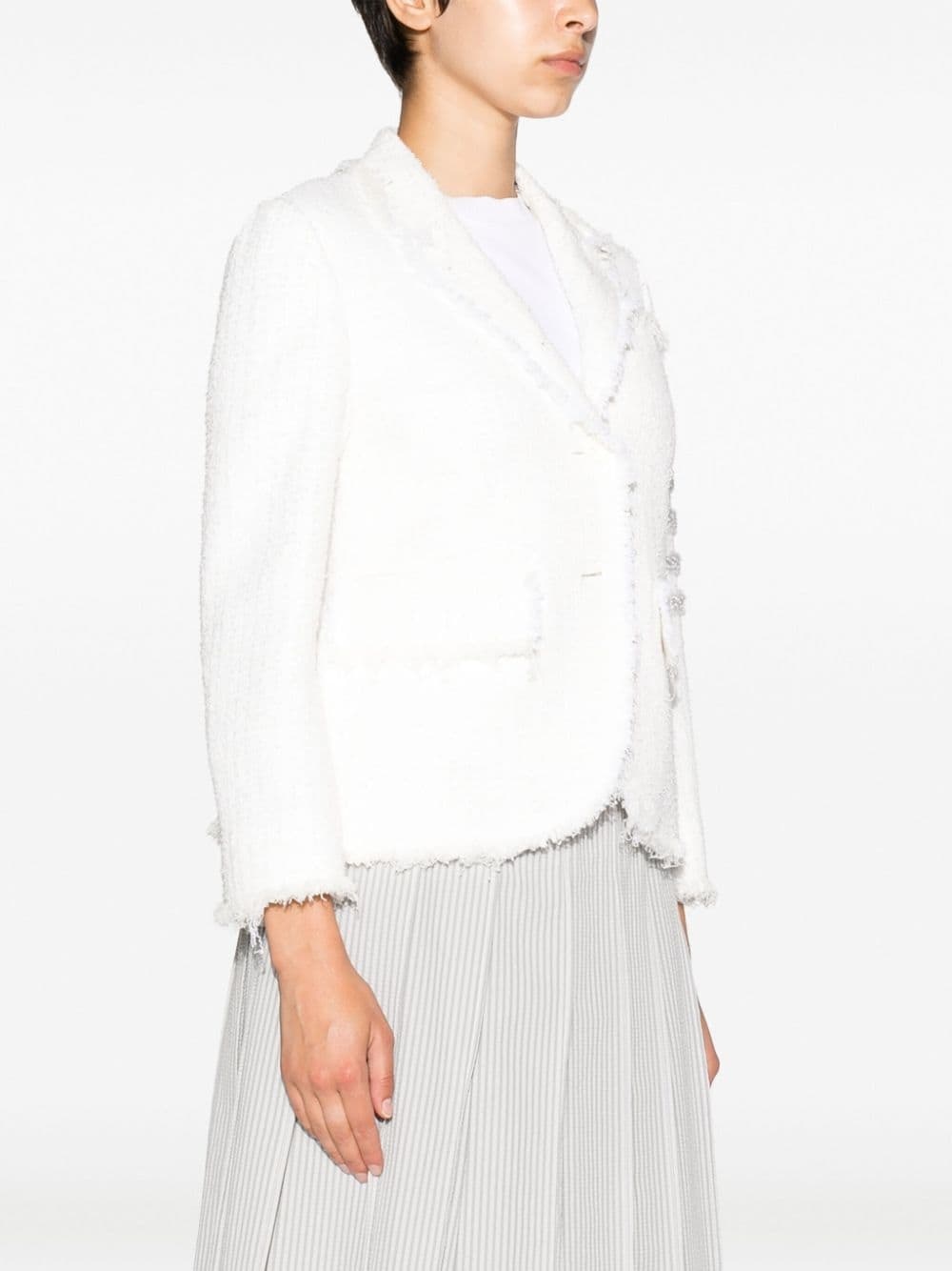 4-Bar tweed jacket - 3