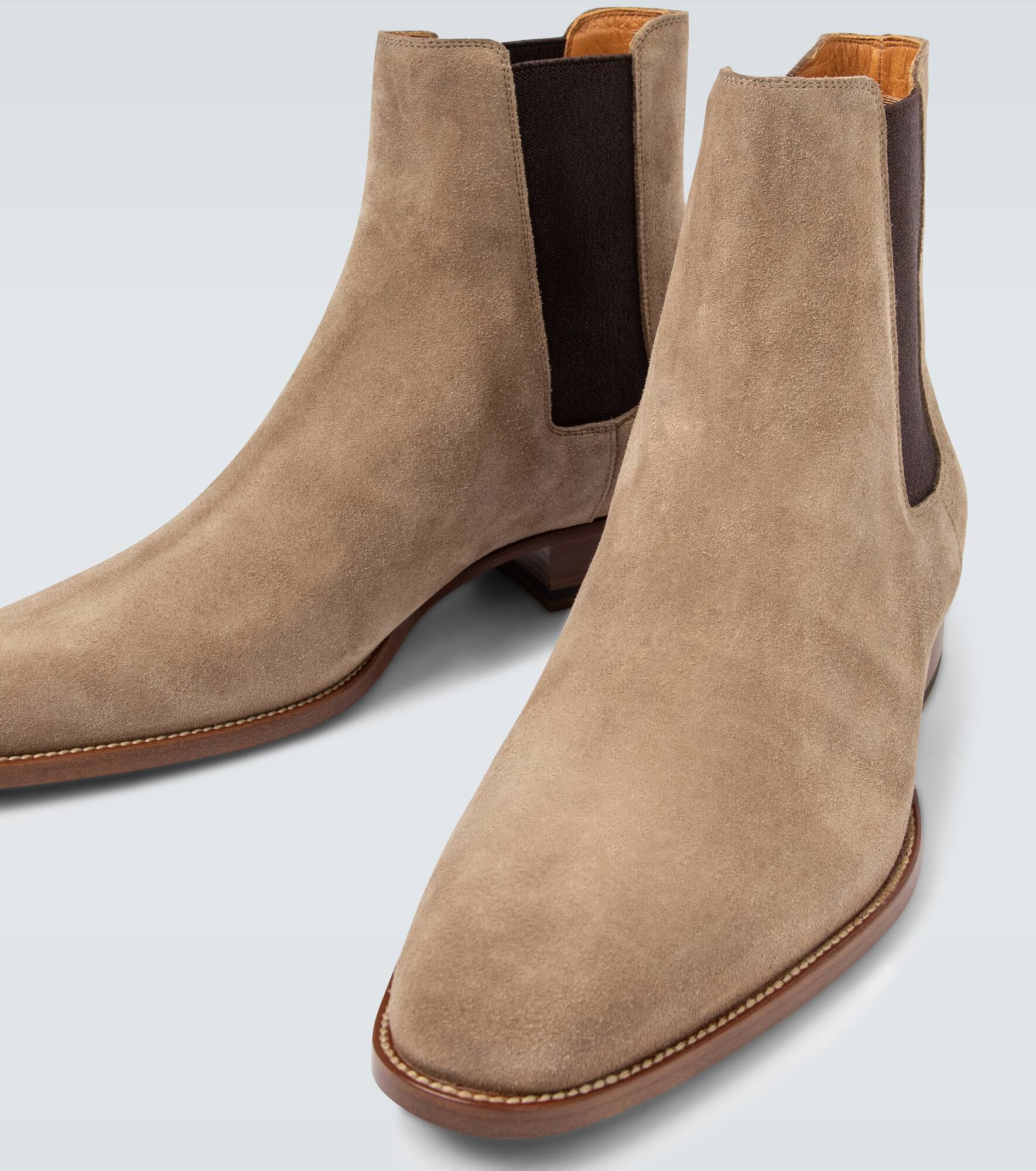 Wyatt suede Chelsea boots - 3