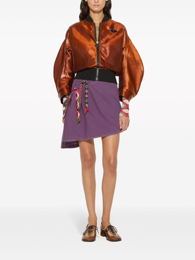 PUCCI logo-plaque bomber jacket outlook