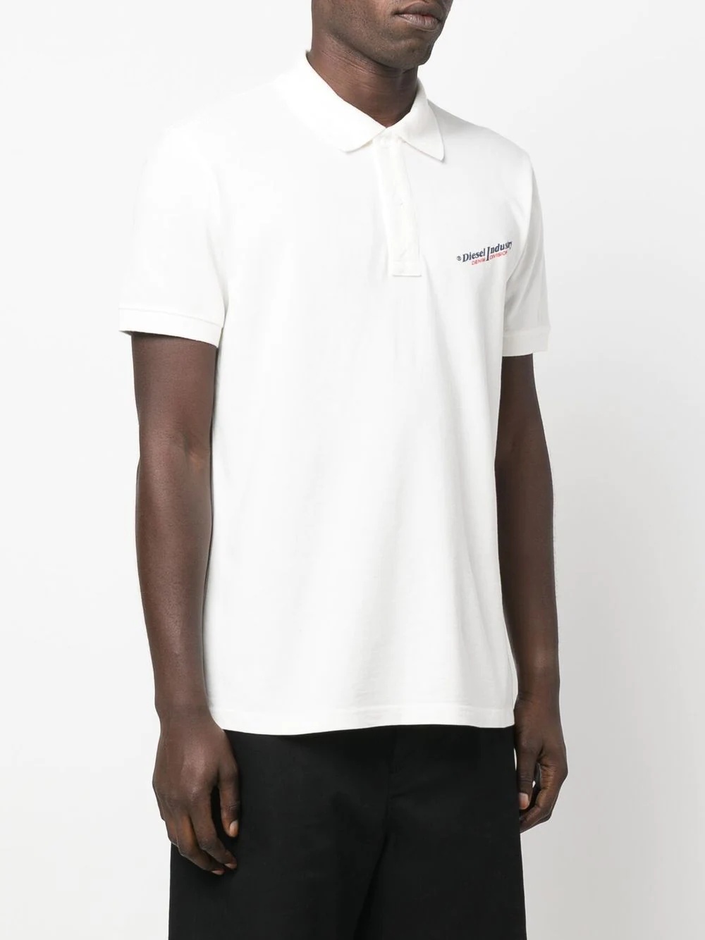 logo-print short-sleeved polo shirt - 3