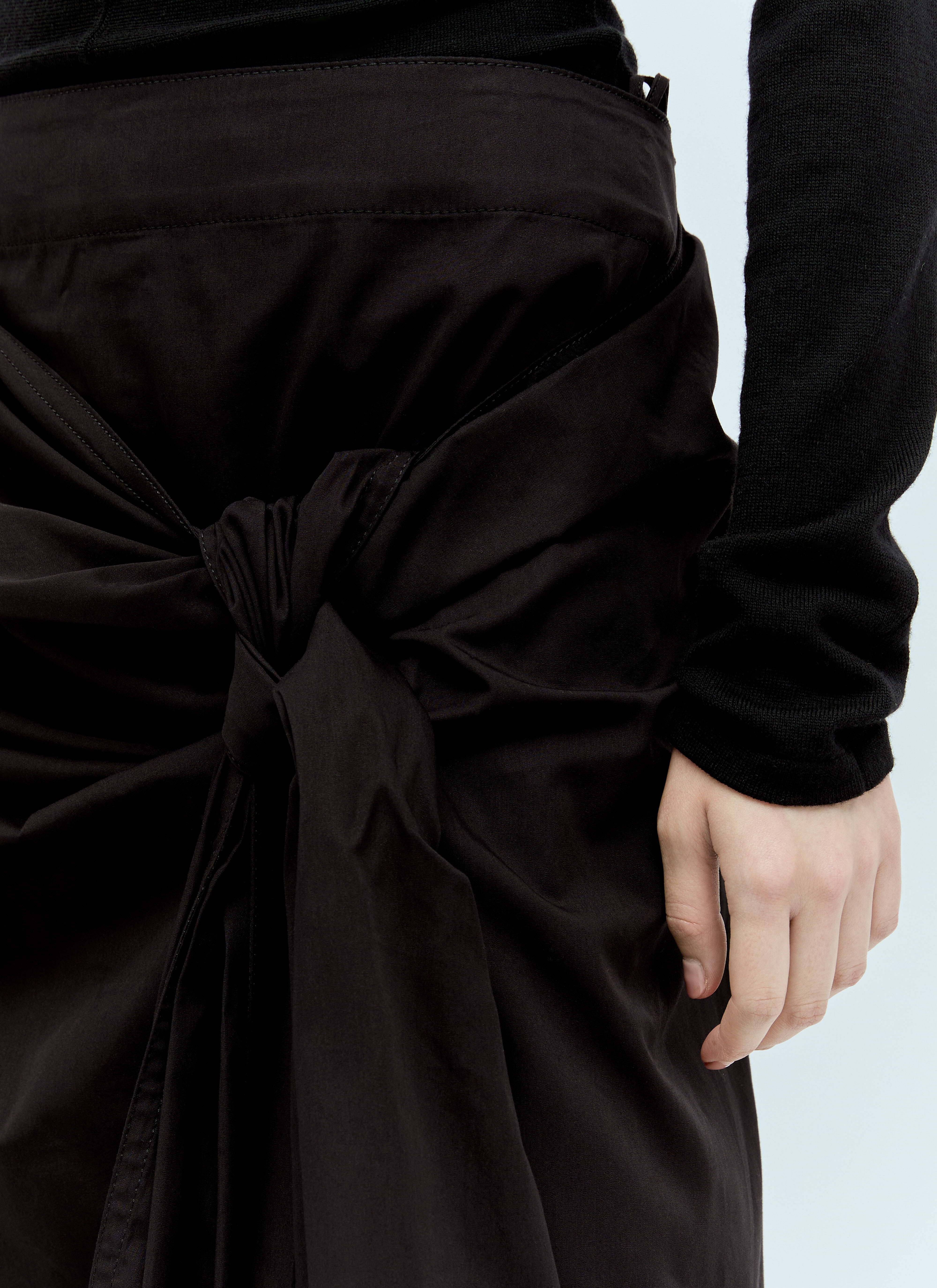 Knotted Midi Skirt - 2