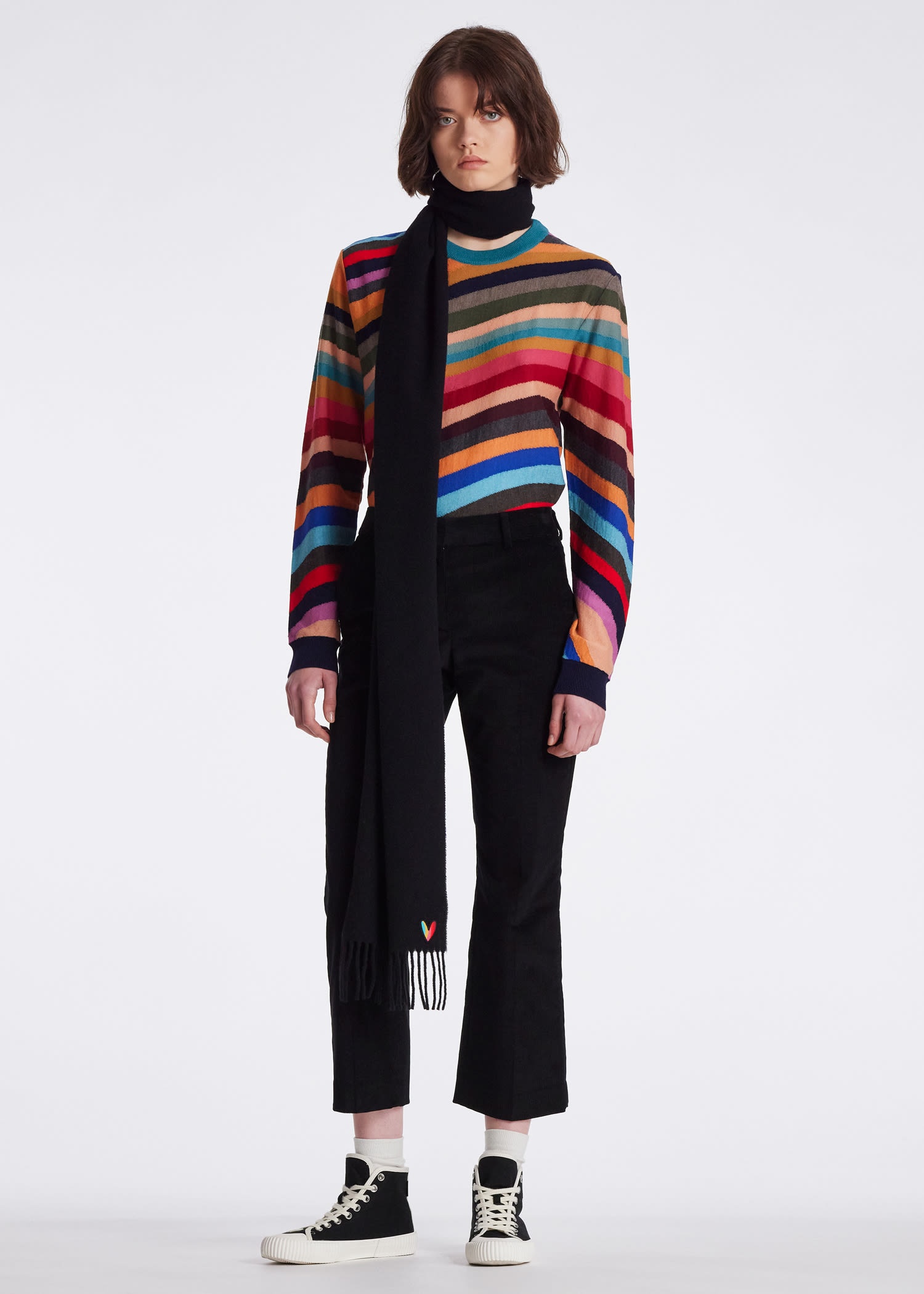 'Swirl' Intarsia Merino Sweater - 6