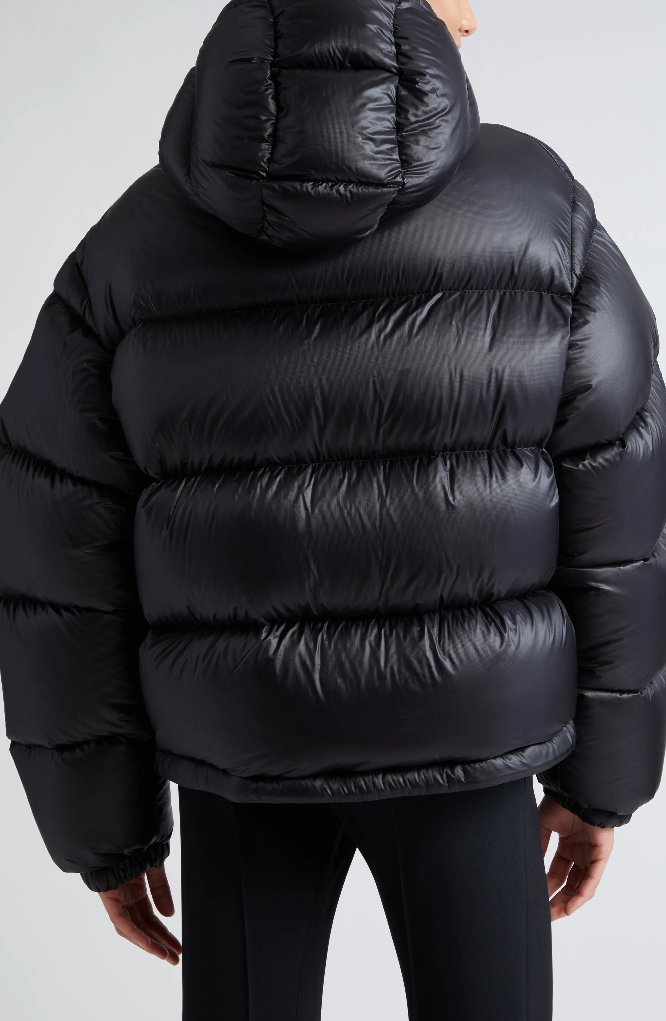 pastdown GRIDLOCKD 3M PUFFER Sサイズ Ultra Light Down Jacket (3D Cut Wide Quilt Color Block