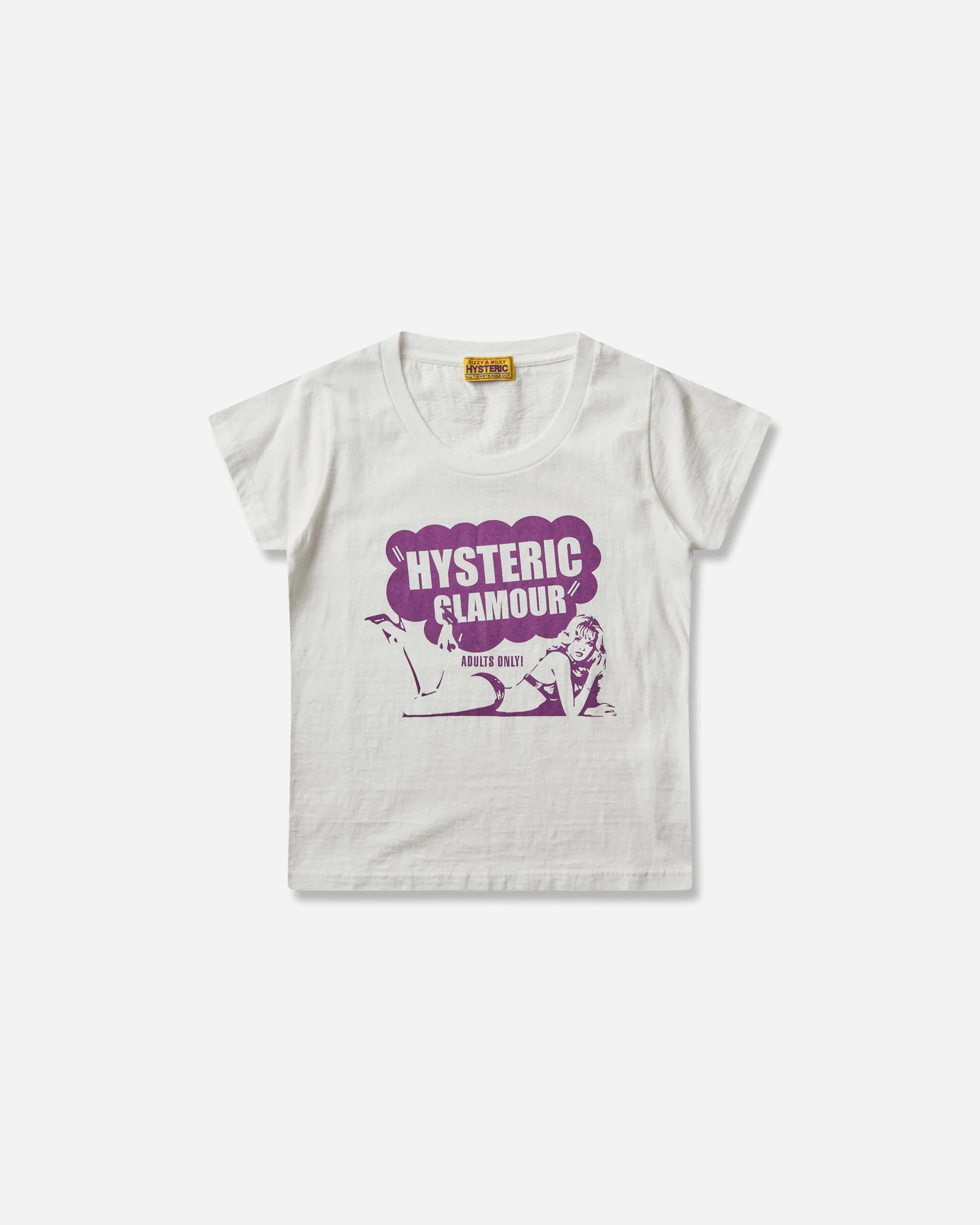 Women's Hysteric Club Baby T-Shirt White - 1