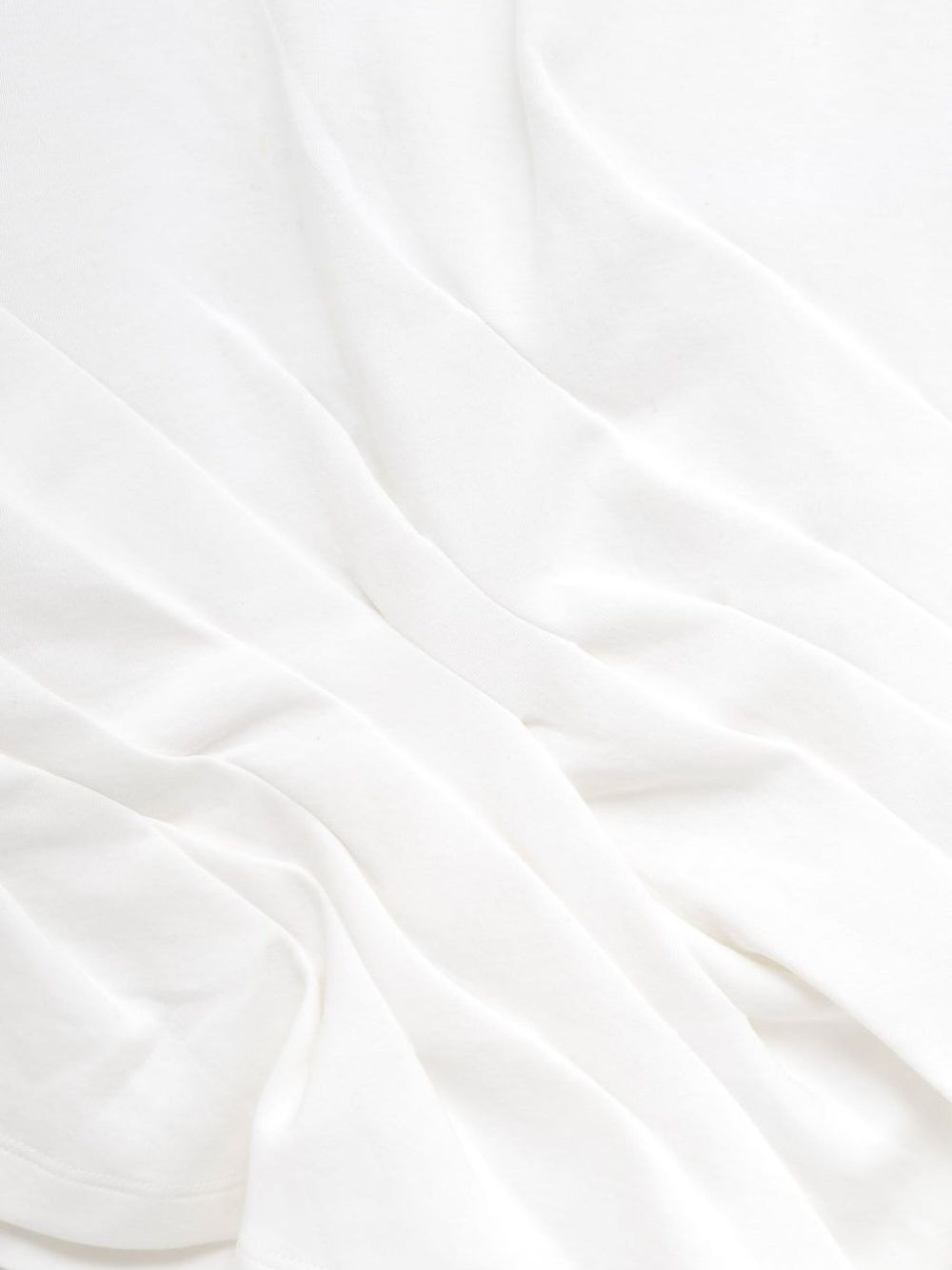 asymmetrical pleated T-shirt - 3