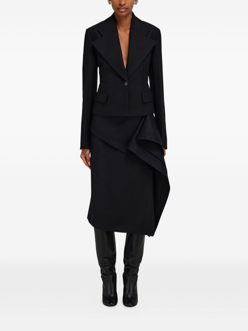 cropped blazer - 2