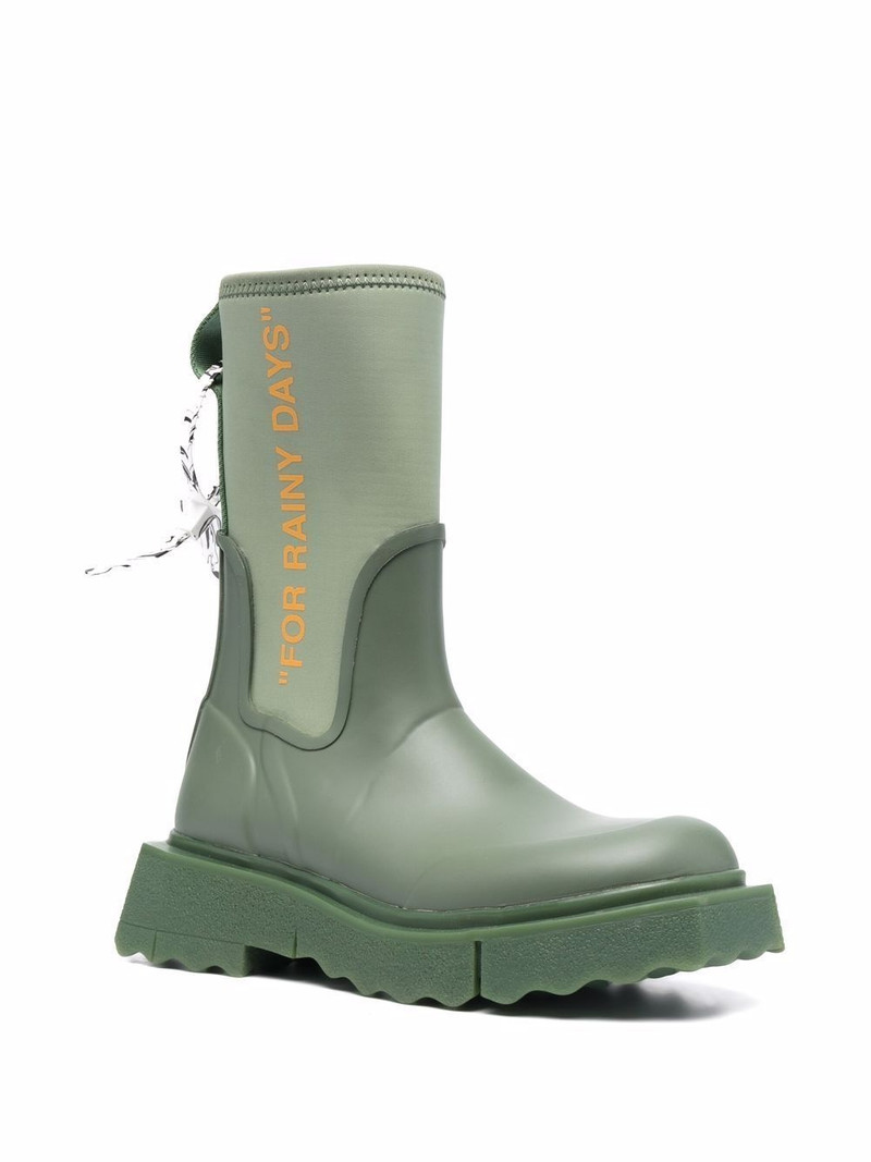 Off-White Zip-Tie rain boots outlook