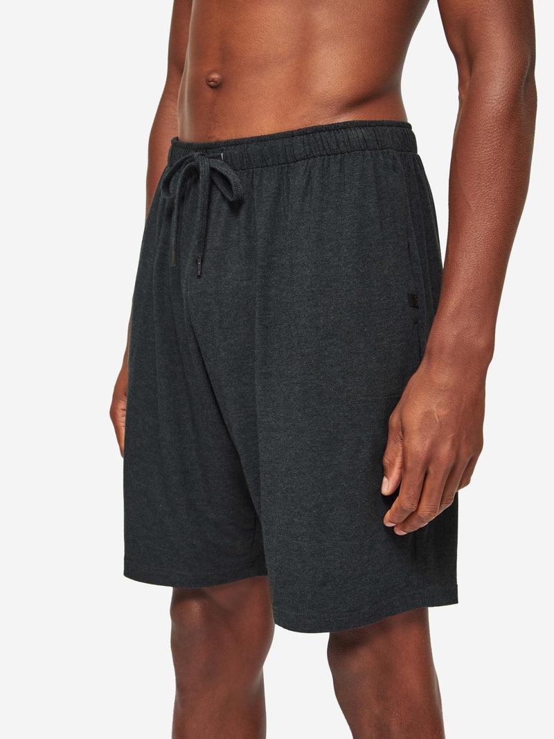 Men's Lounge Shorts Marlowe Micro Modal Stretch Anthracite - 5