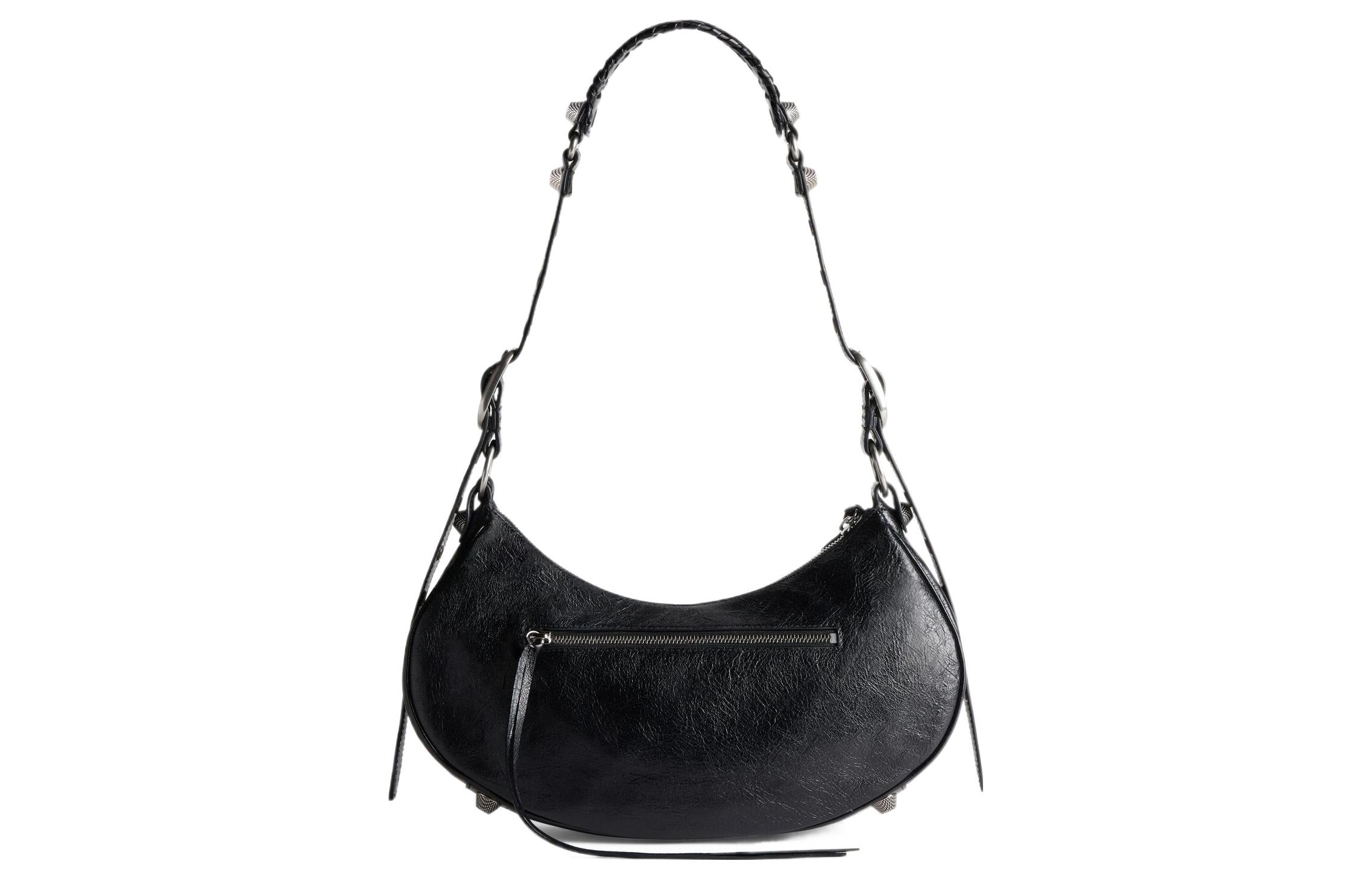 (WMNS) Balenciaga Le Cagole Small Shoulder Bag 'Black' 6713071VG9Y1000 - 4
