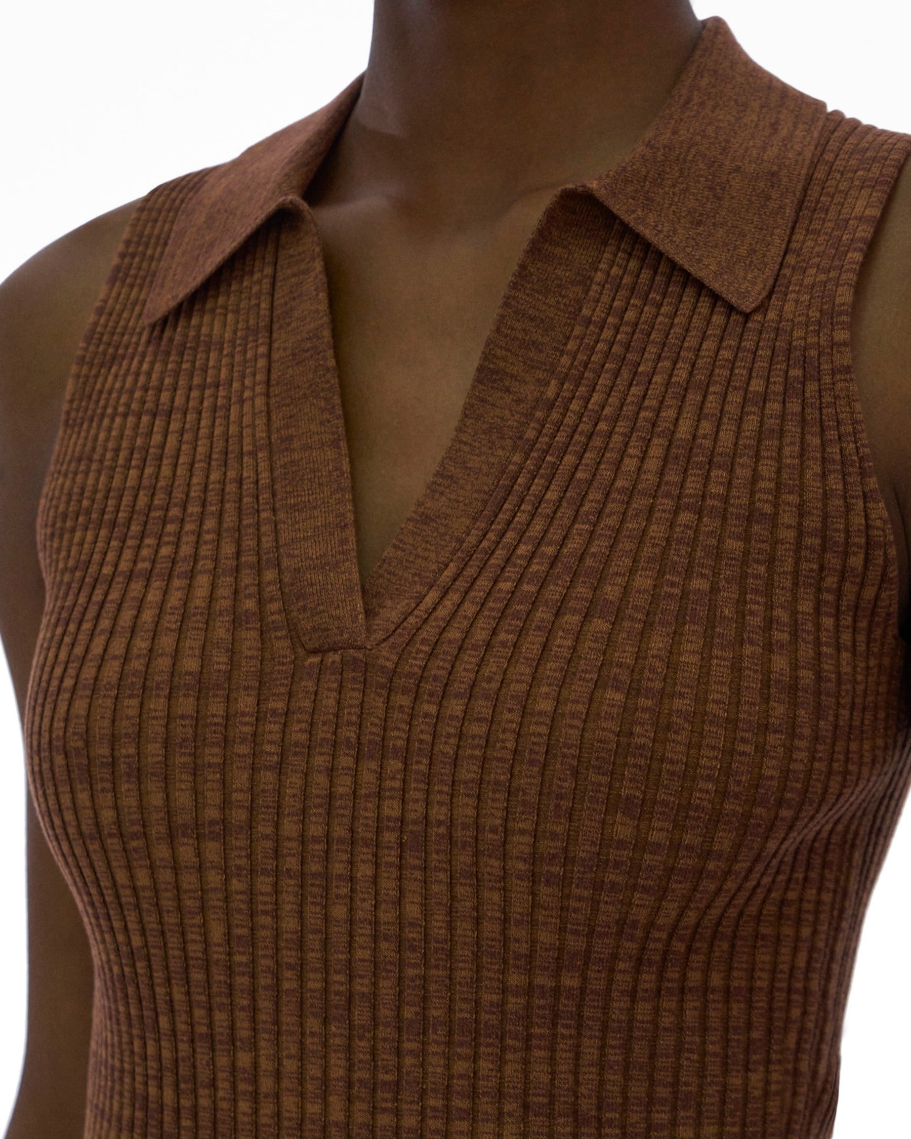 MARL RIB POLO TANK - 6