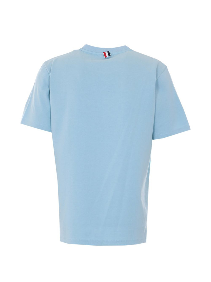 Thom Browne chest-pocket crew-neck T-shirt outlook
