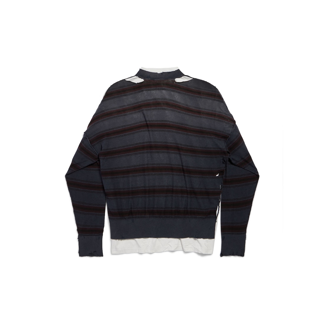 Men's Layered Sweater in Black/multicolor - 6