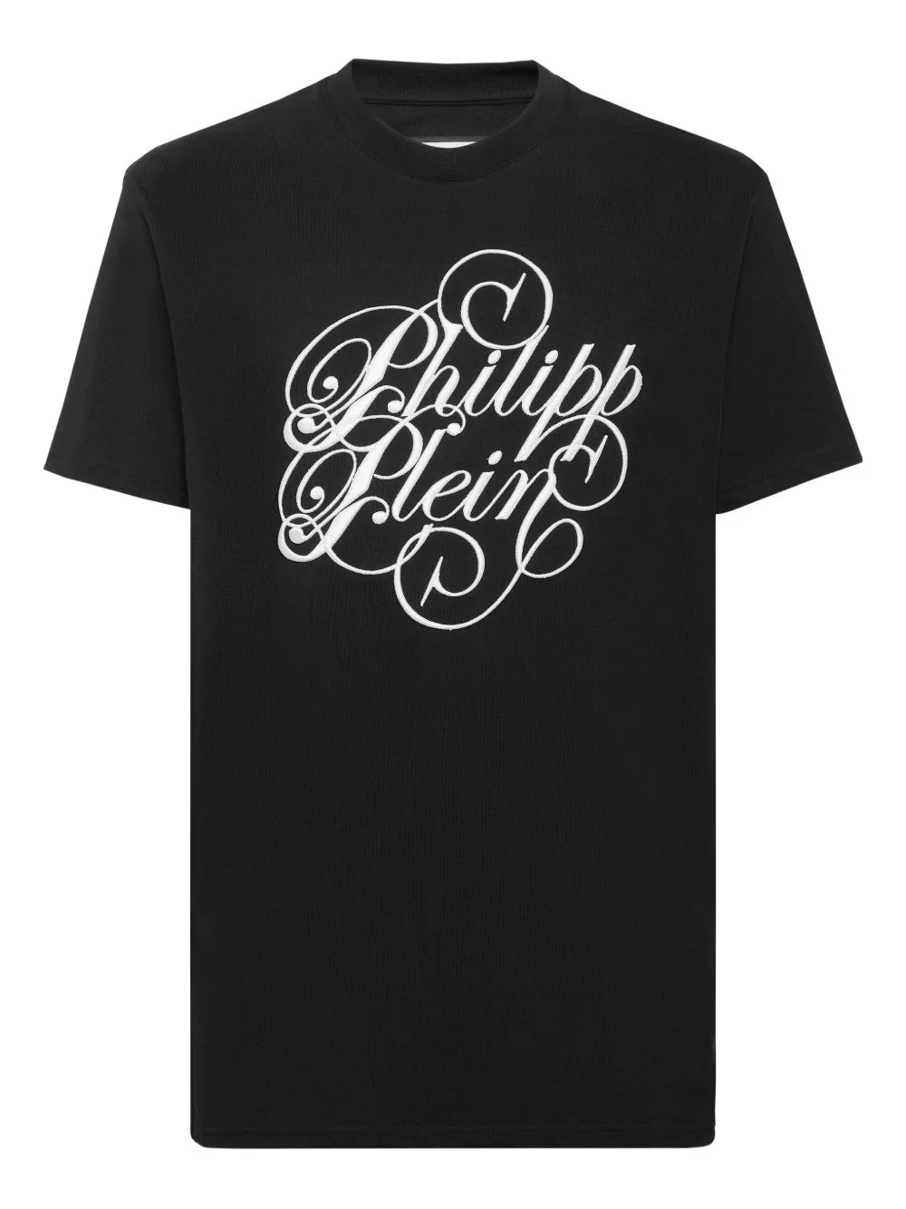 Plein Coursive-embroidered T-shirt - 1