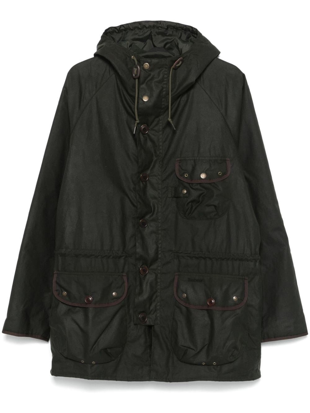 coated parka - 1