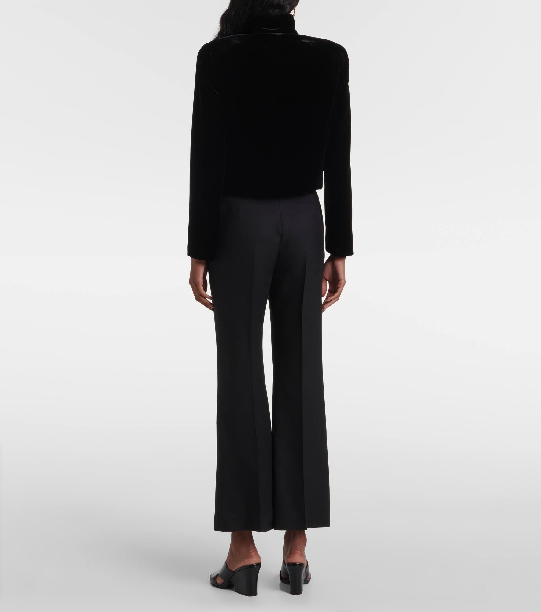Nash wool and silk straight pants - 3
