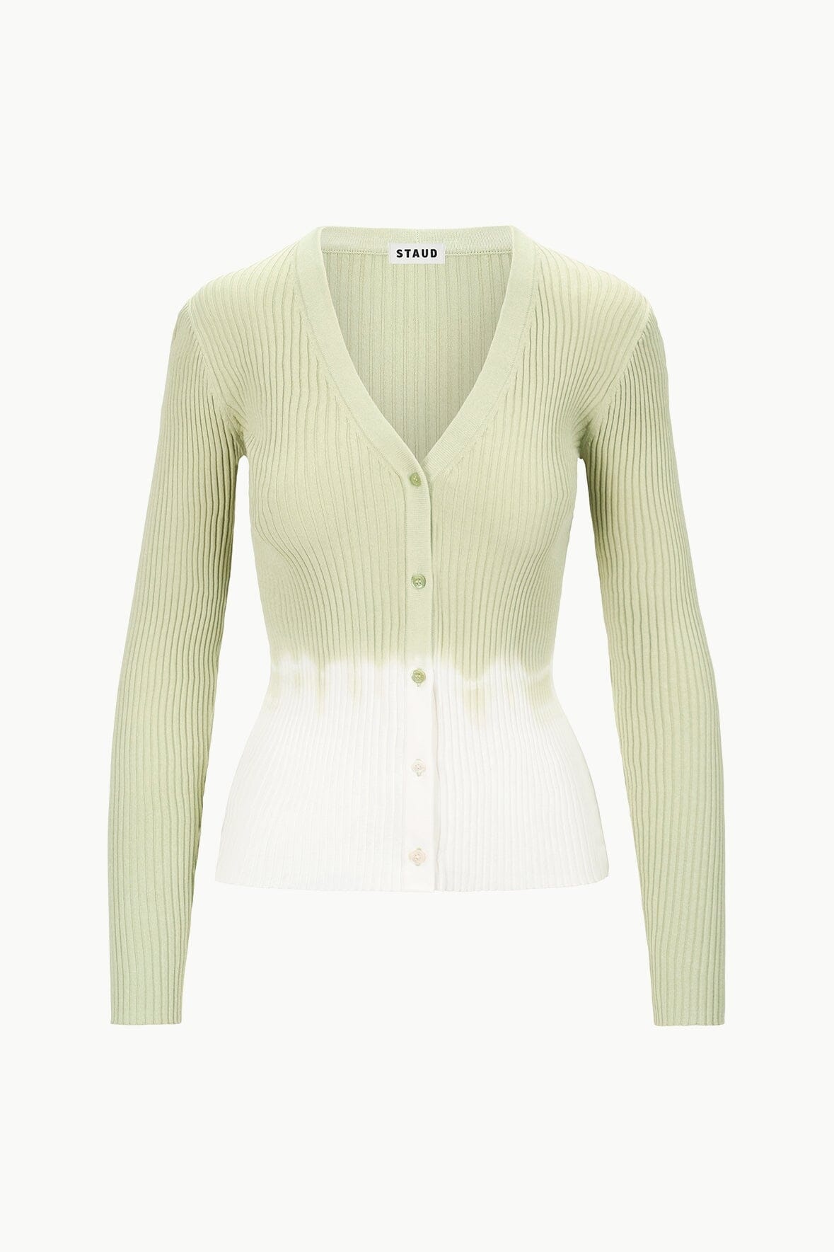 STAUD CARGO SWEATER PALE JADE TIE DYE - 1