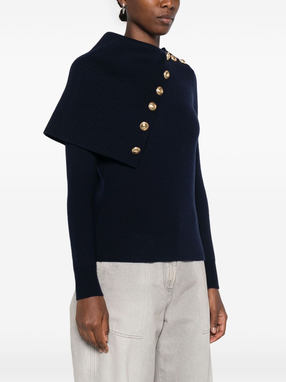 fine-knit merino wool jumper - 3