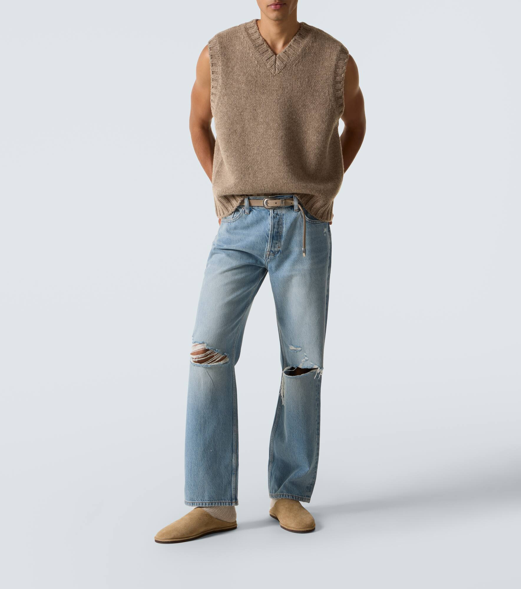 Yak and wool sweater vest - 2