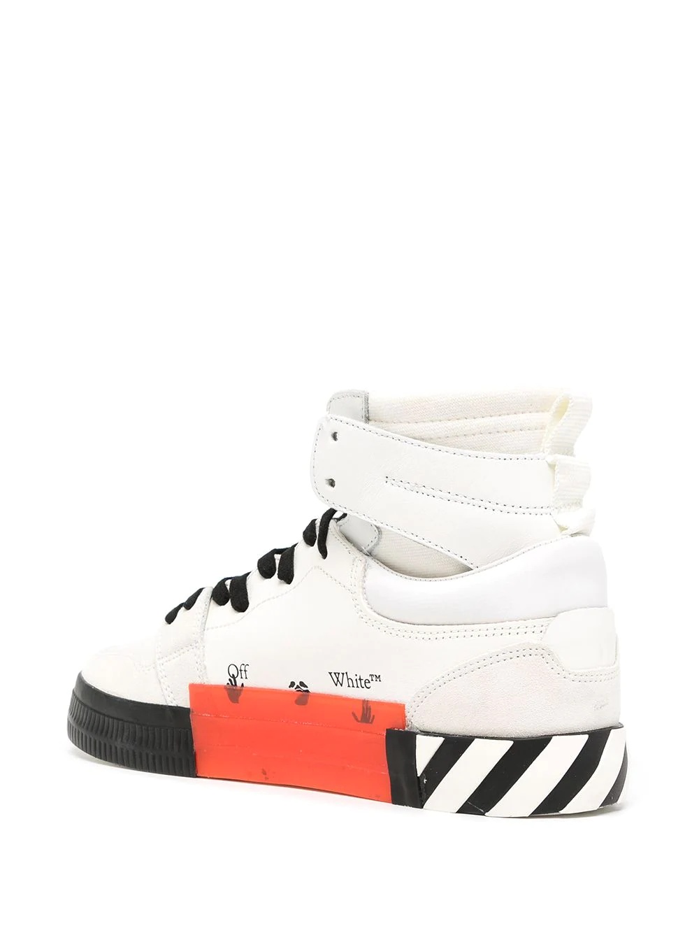 Off White Vulcanized high top sneakers REVERSIBLE