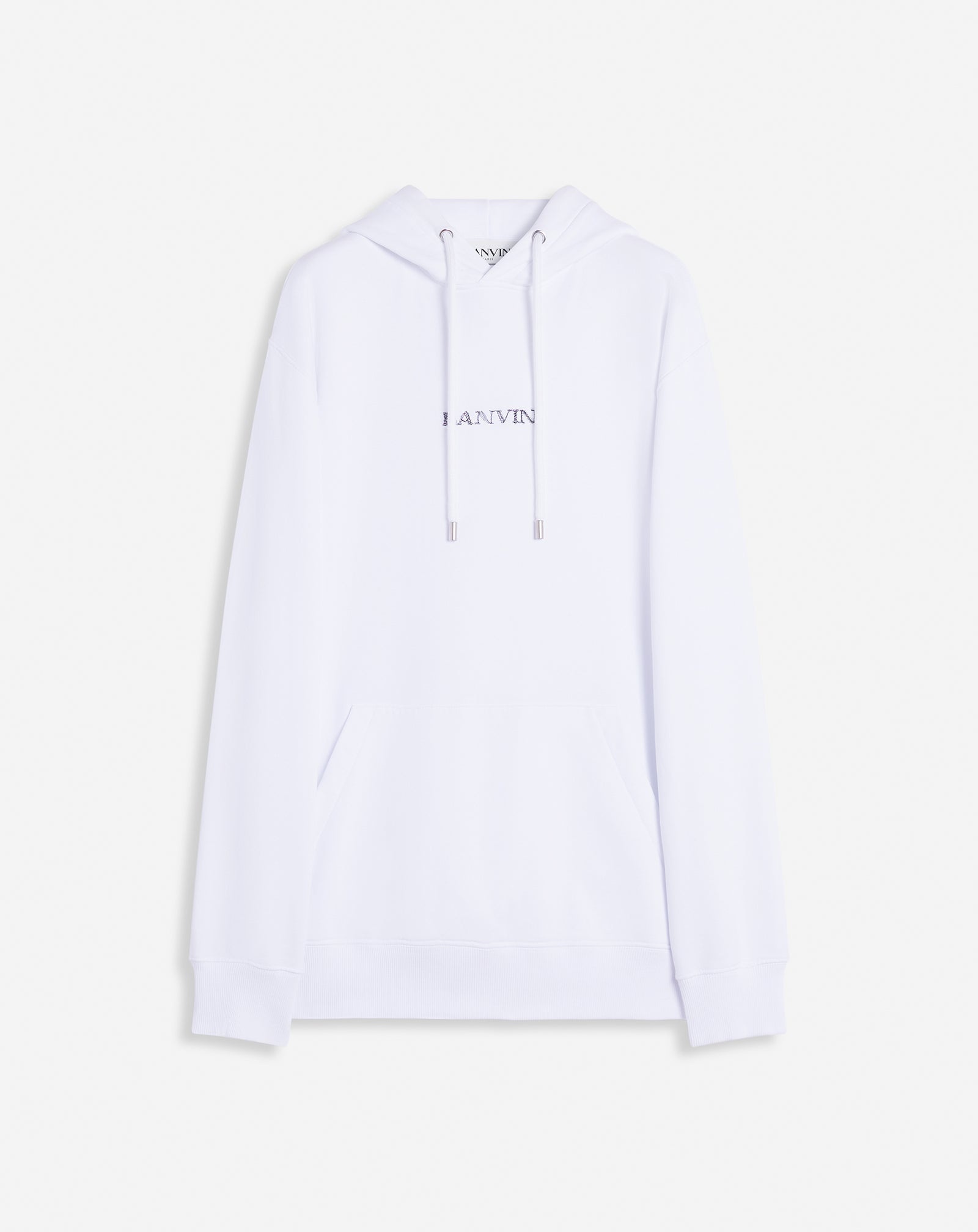 LOOSE-FITTING HOODIE WITH LANVIN LOGO - 1