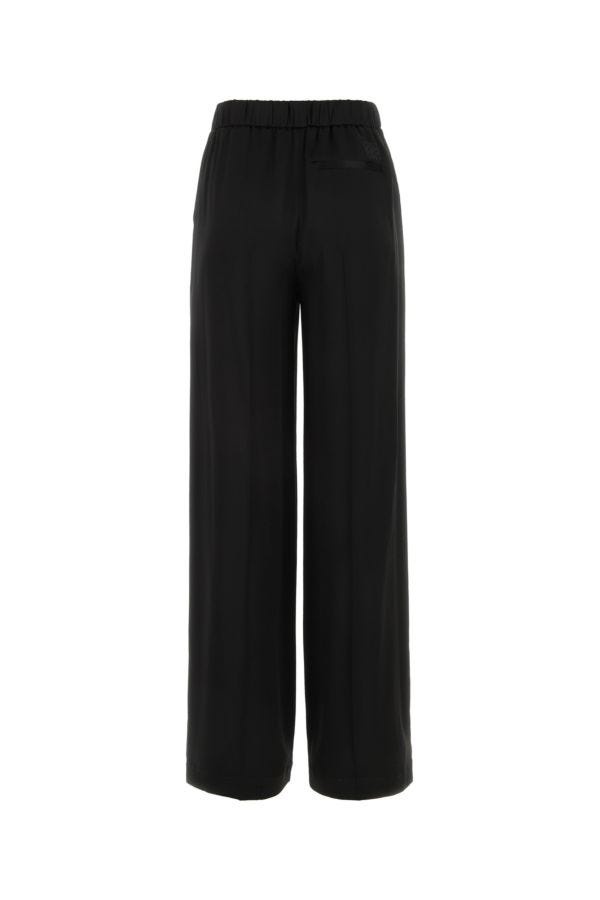 Loewe Woman Black Satin Pant - 2