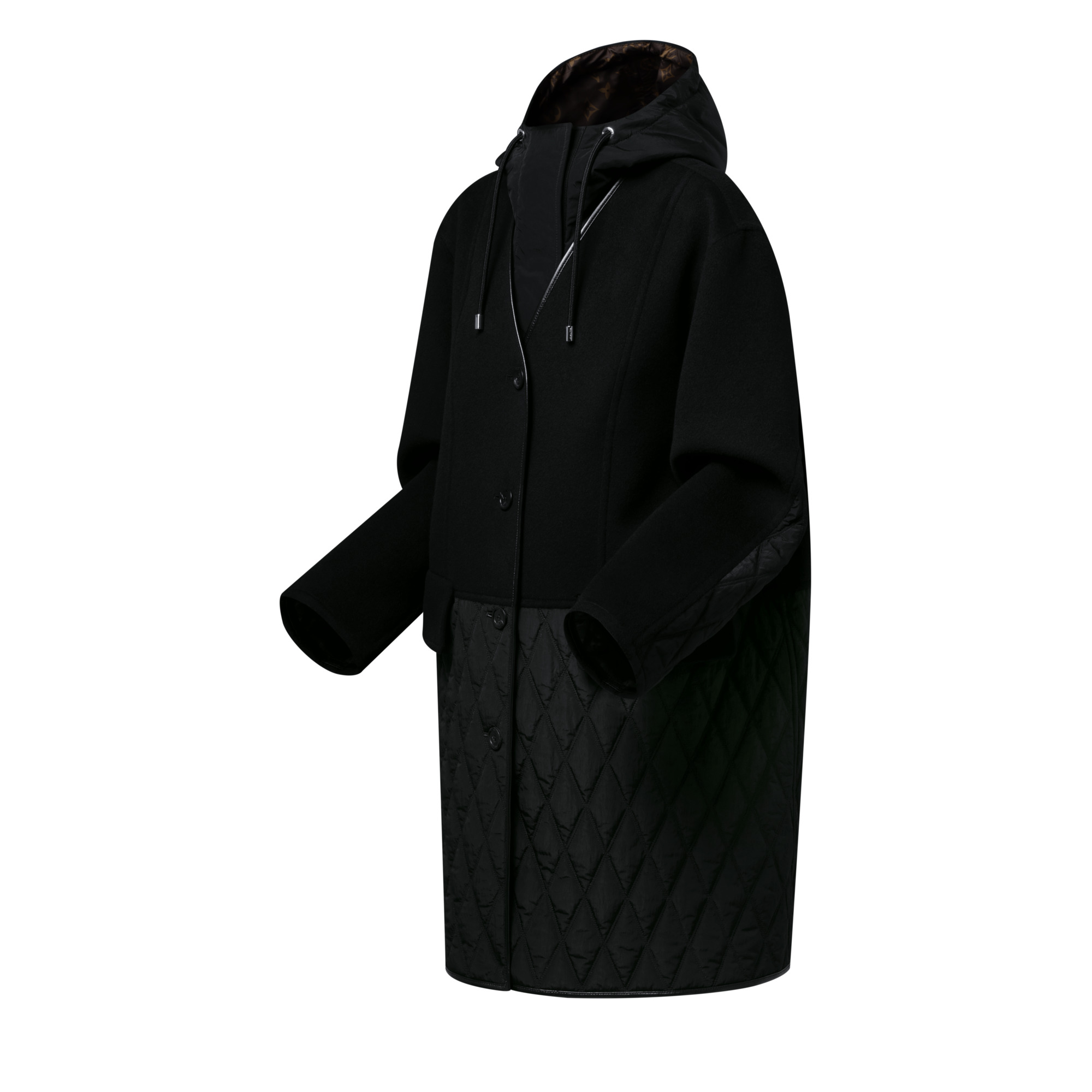 Quilt Accent Coat - 2