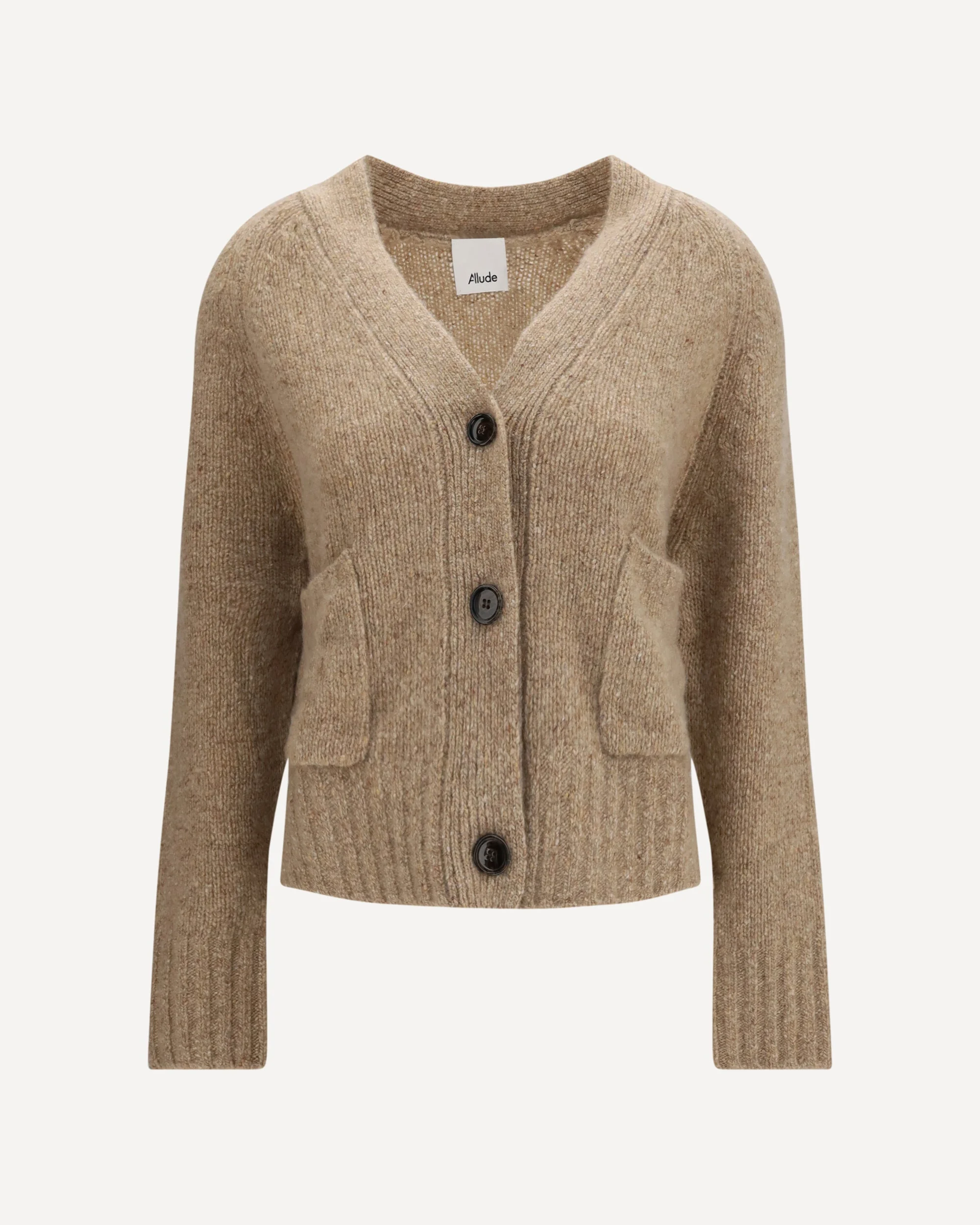 Cashmere V-neck Cardigan - 1