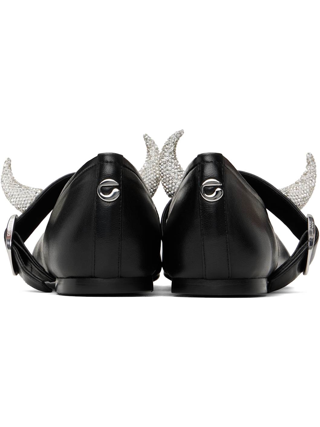 Black Disney Horn Ballerina Flats - 2