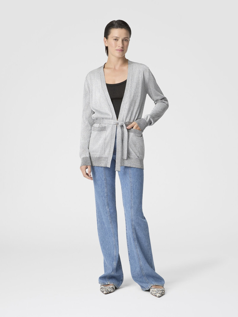 Missoni Viscose Lamé Cardigan with Belt outlook
