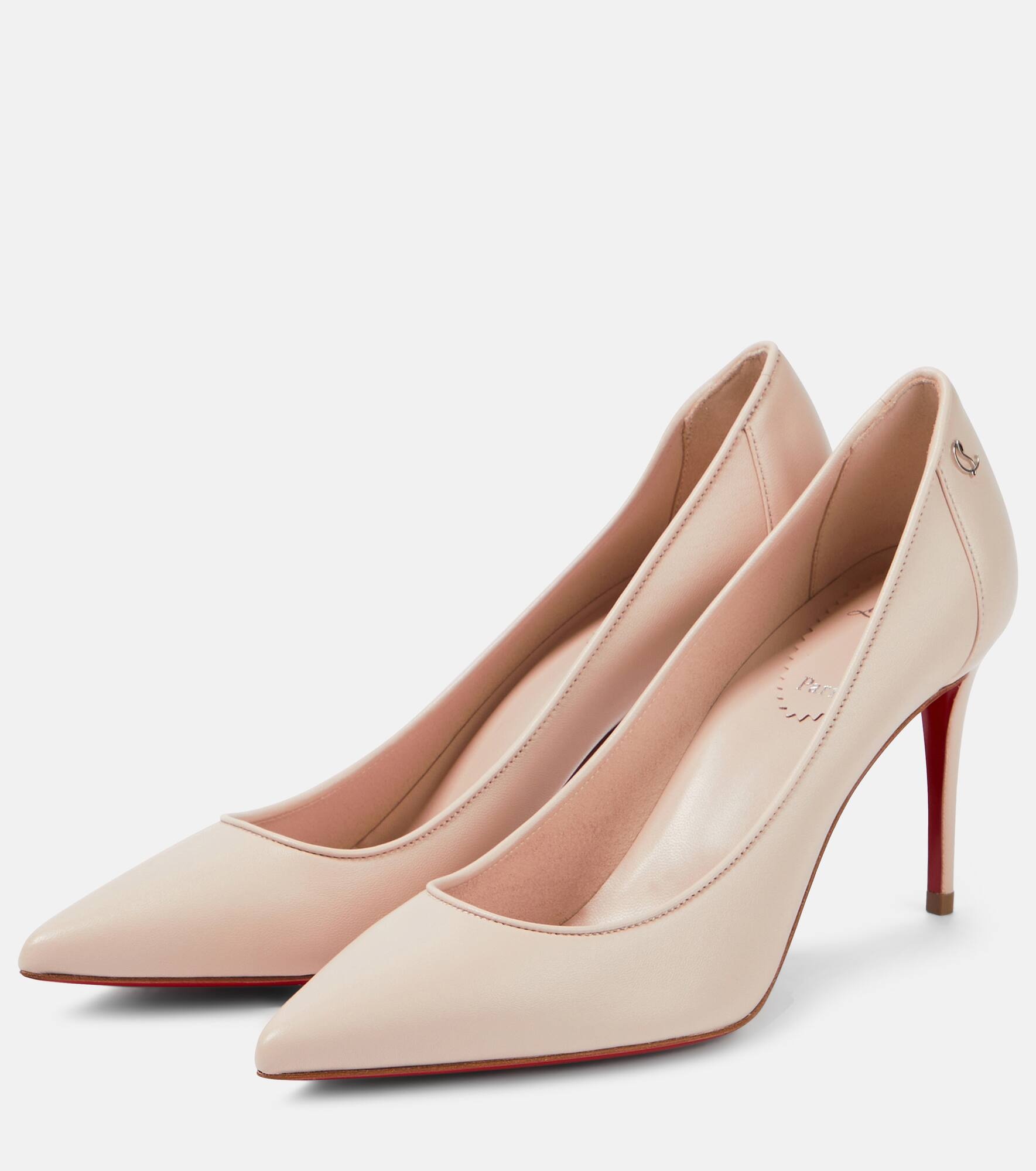 Sporty Kate 85 leather pumps - 5