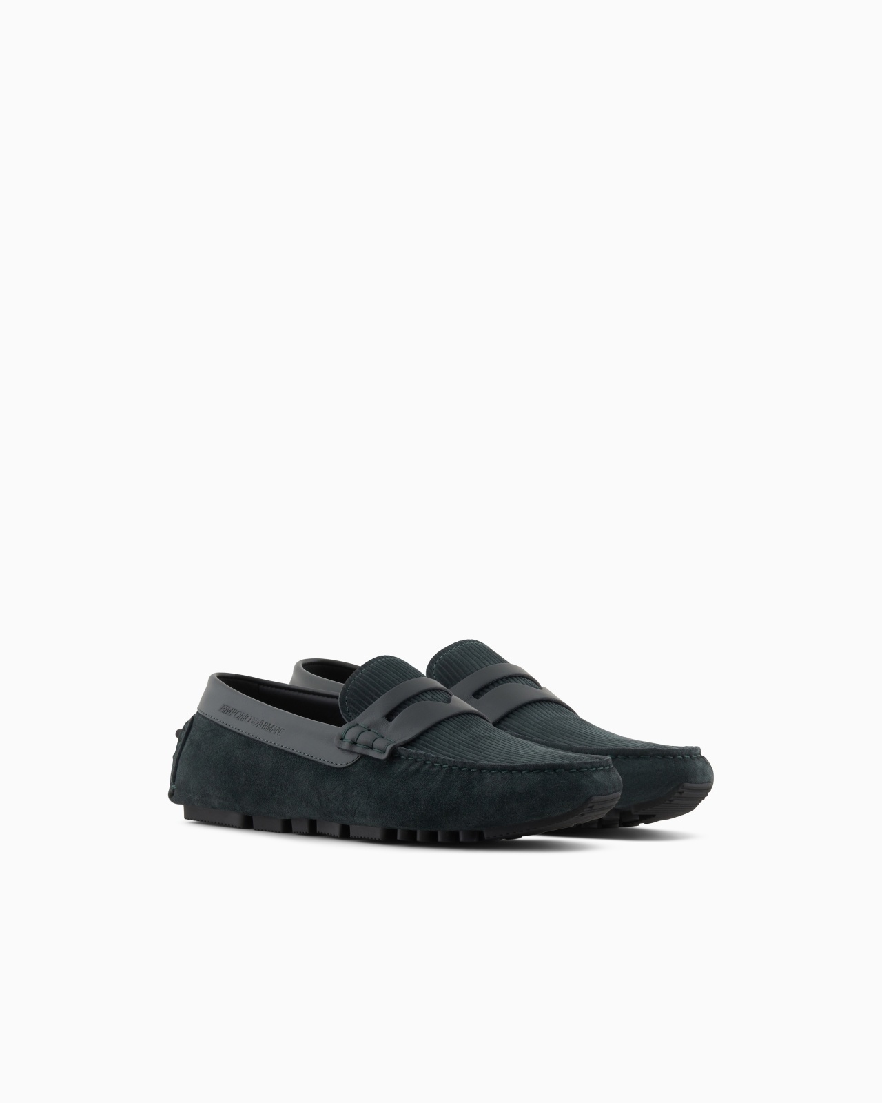 MULTI-STRIPED SUEDE DRIVING LOAFERS - 2