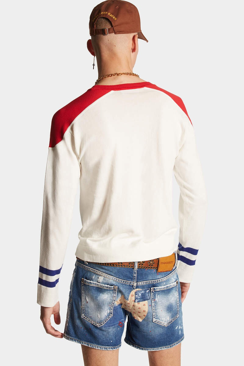 DSQ2 64 KNIT CREWNECK PULLOVER 4