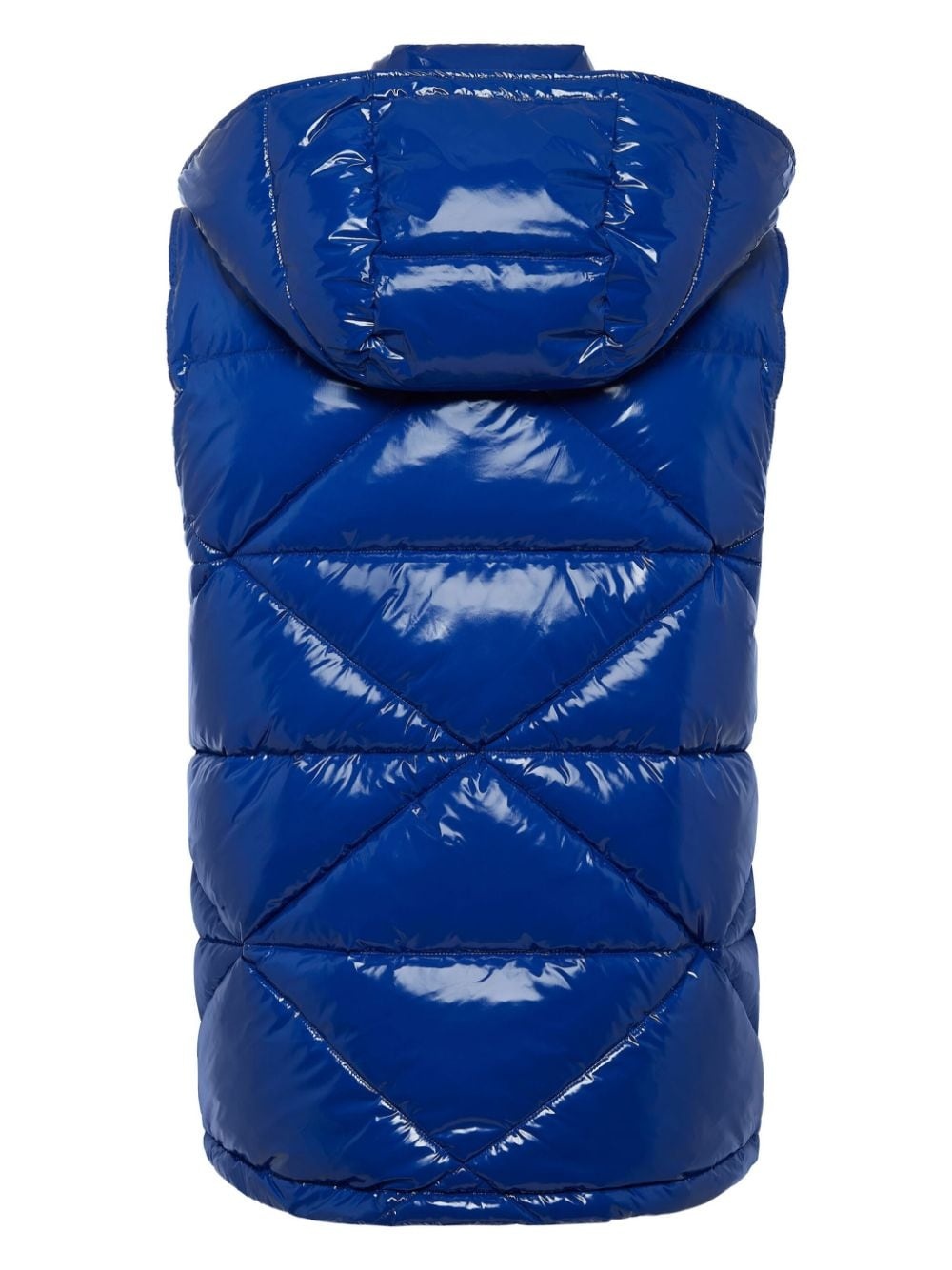 Hexagon logo-plaque padded gilet - 2