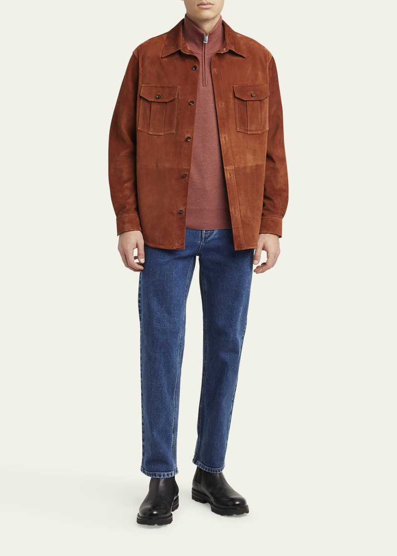 Brioni Men's Cashmere Quarter-Zip Sweater outlook