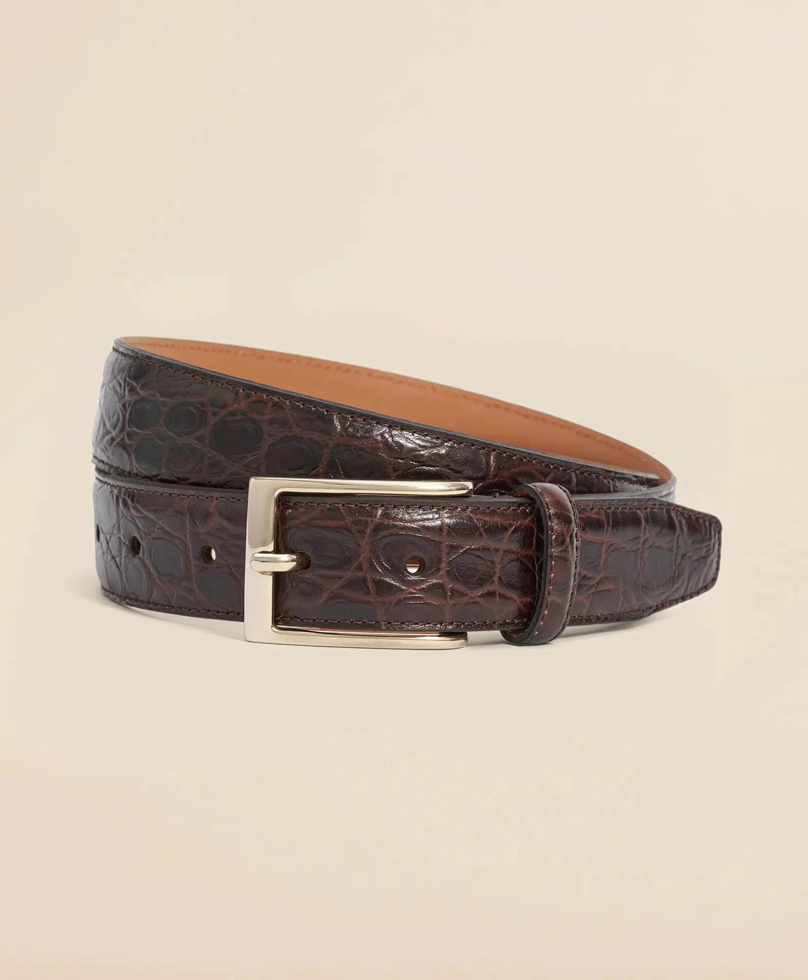 Leather Embossed Belt - 1