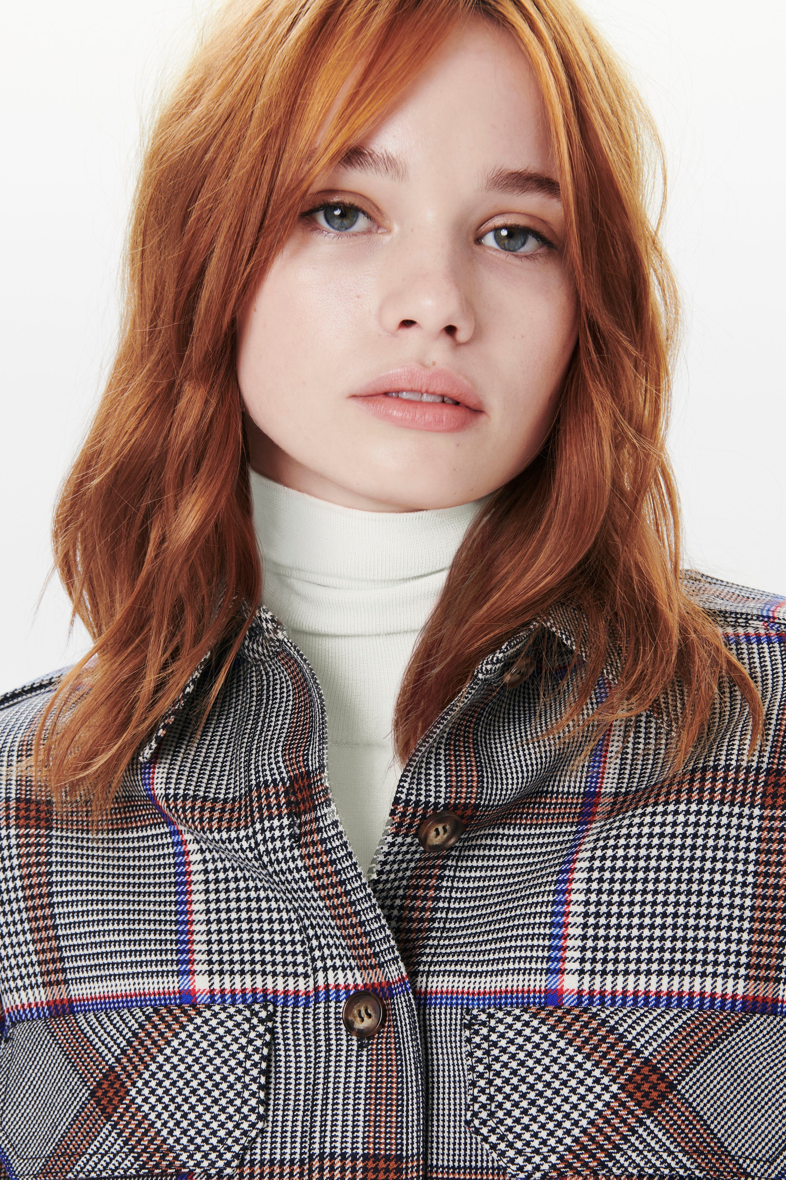 Relaxed Utility Shirt in Blue-Rust - 4