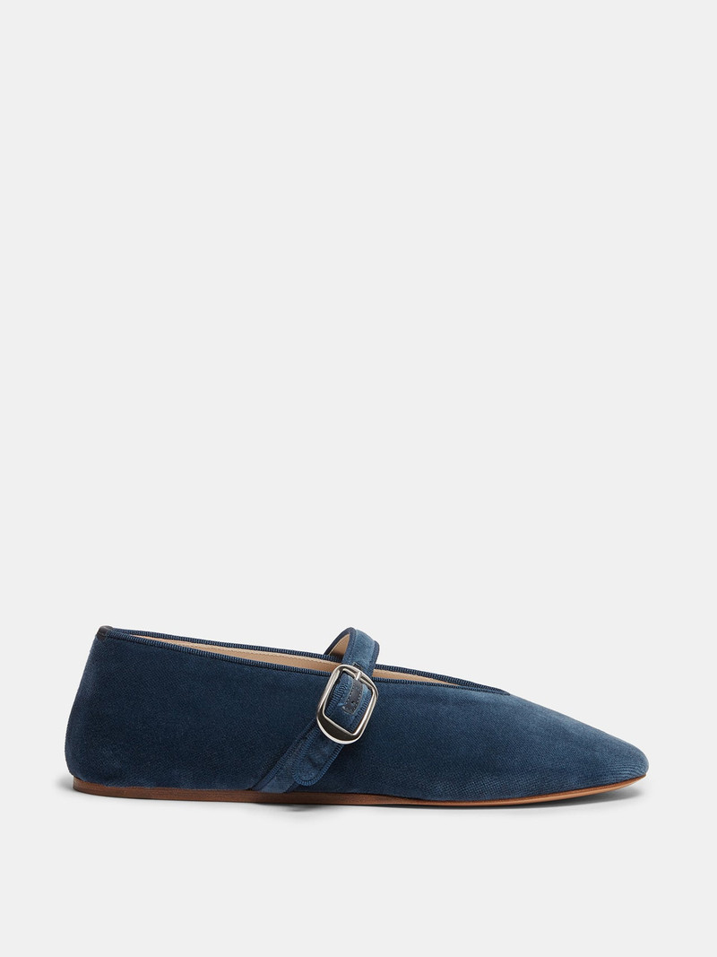 Stella Slipper / Blue Jeans Velvet 1