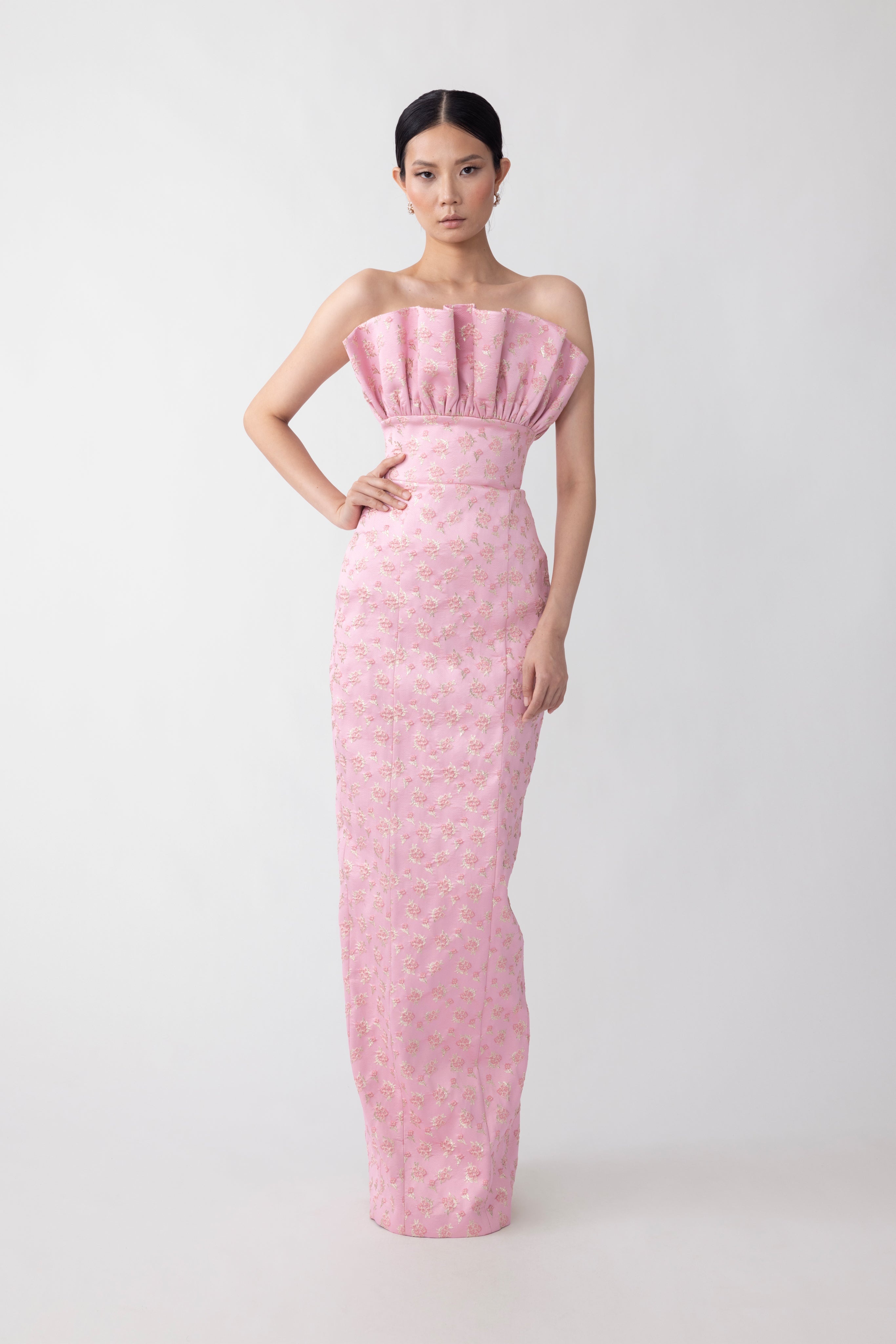 NOAH JACQUARD GOWN - 4