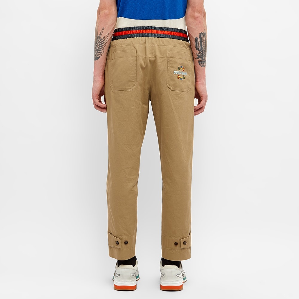 Gucci Band Logo Pocket Twill Drawstring Chino - 6