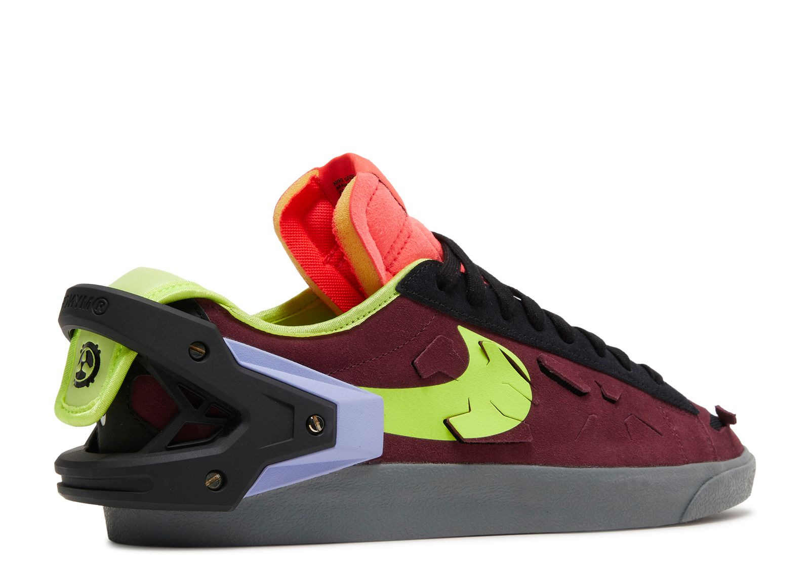 ACRONYM X BLAZER LOW 'NIGHT MAROON' - 3