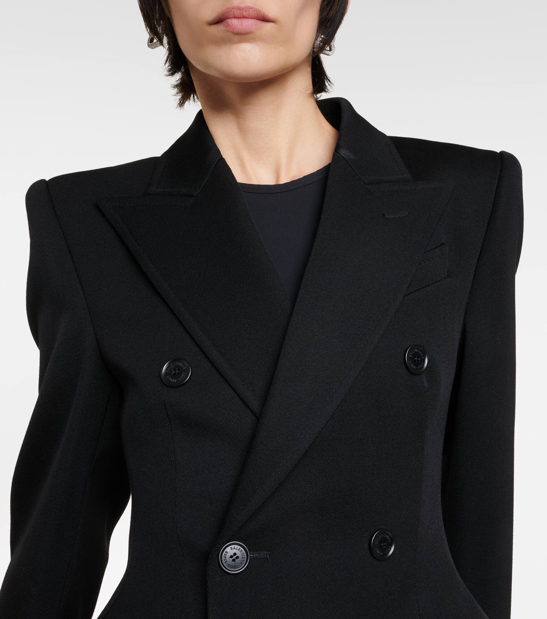 Hourglass wool blazer - 4